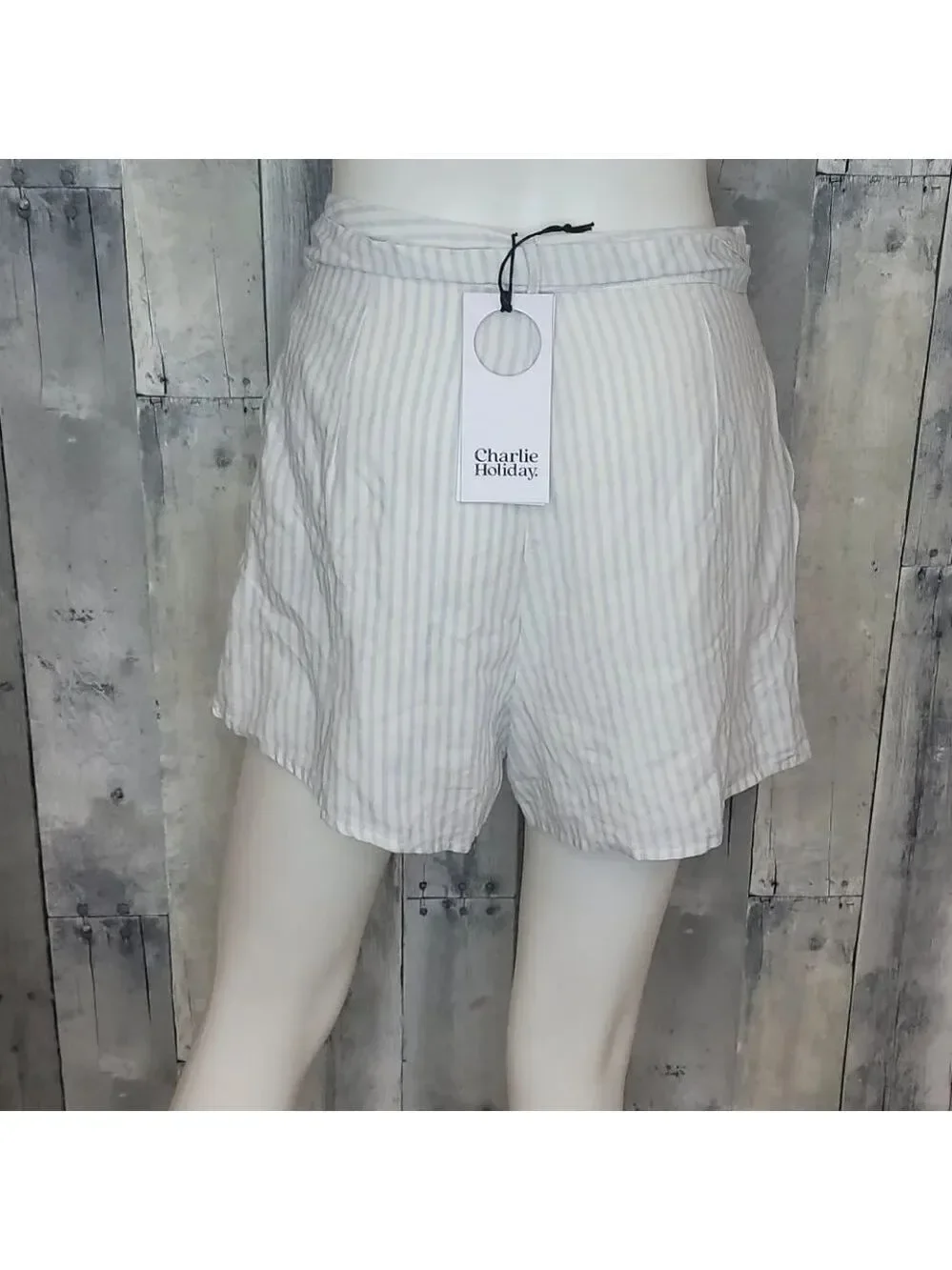 Charlie Holiday Coastline Beach Stripe Shorts